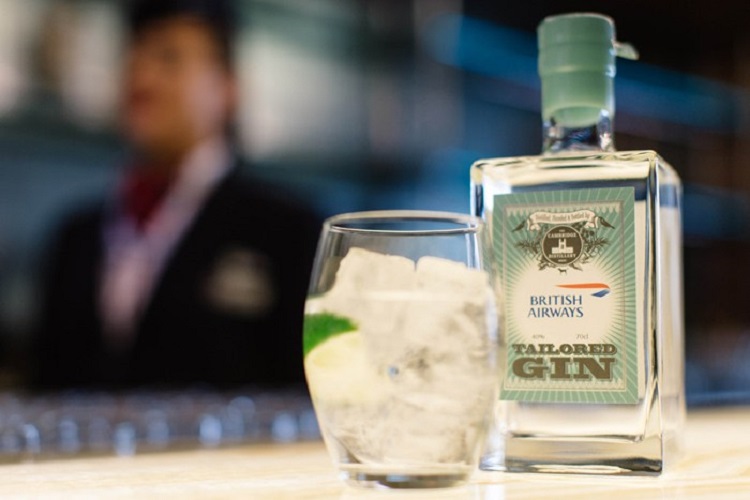 British Airways Limited Edition Gin. Foto: Stuart Bailey