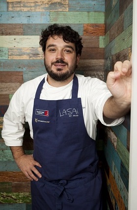 Chef Rafa Costa e Silva do  restaurante LASAI. Foto: Bárbara Lopes / Agência O Globo
