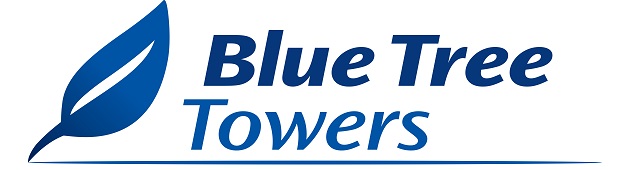 logo blue tree