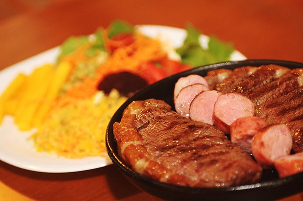 A picanha na brasa também é uma ótima pedida!!!