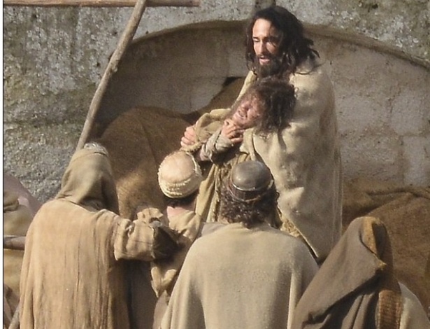 Primeiras imagens de Rodrigo Santoro no papel de Jesus. Foto: Daily Mail