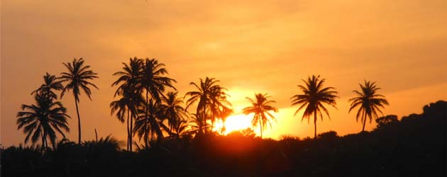 pôr do sol no Ceará