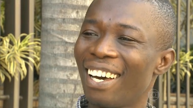 O professor saiu de Gana em direção a Georgetown, capital de Guiana. Foto: Reprodução/ TV Anhanguera - vídeo de Vantuir Oliveira.