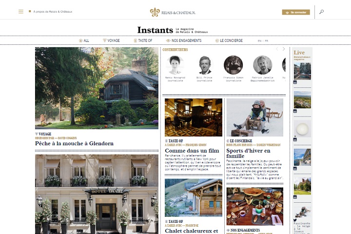 revista online da Relais & Chateaux