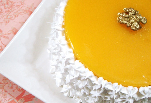 torta de nozes com quindim