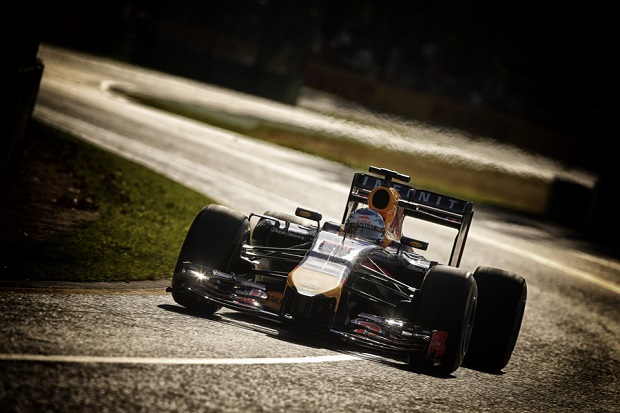 Vettel durante o Grande Prêmio da Austrália 2014. Foto: FIA